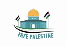 dia da independência da Palestina. salve Gaza, salve o fundo da humanidade, vetor