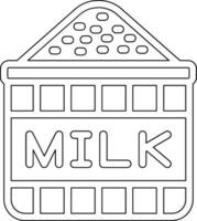 leite pó vetor ícone