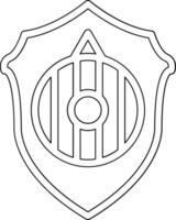 velho escudo vetor ícone