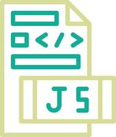 ícone de vetor de arquivo javascript