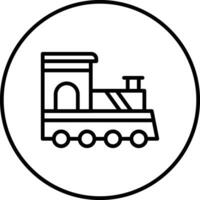 ícone de vetor de locomotiva