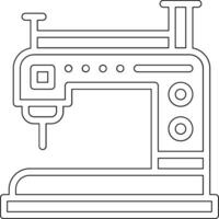 ícone de vetor de máquina de costura