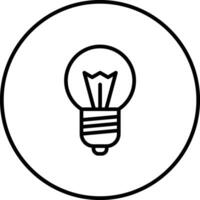 ícone de vetor de lâmpada led