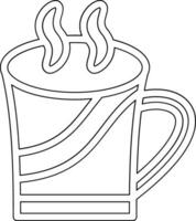 café café com leite vetor ícone