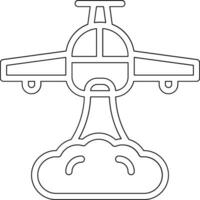 bombeiro avião vetor ícone