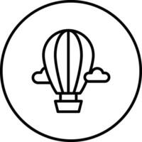 ar balão vetor ícone