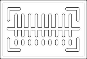ícone de vetor de código de barras