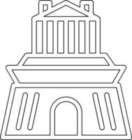 halicarnassus mausoléu vetor ícone