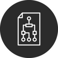 ícone de vetor de fluxo de trabalho