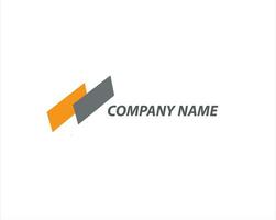 logotipo simples para o negócio e companhia vetor