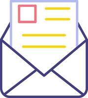 ícone de vetor de correio