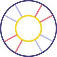 ícone de vetor de paleta de cores