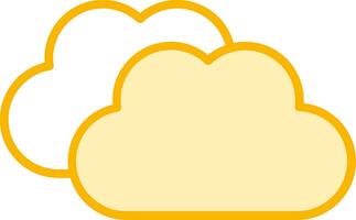 ícone de vetor de nuvens