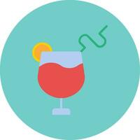 ícone de vetor de bebida coquetel