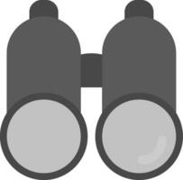 binóculos cinzento escala ícone vetor