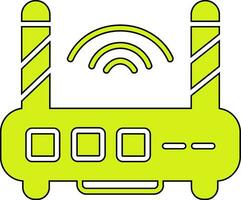 ícone de vetor de roteador wifi