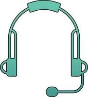 ícone de vetor de fones de ouvido