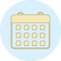 ícone de vetor de calendário