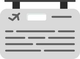 ícone de vetor de informações de voo