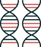 ícone de vetor de DNA