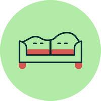 ícone de vetor de sofá