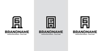 moderno iniciais ag logotipo, adequado para o negócio com ga ou ag iniciais vetor