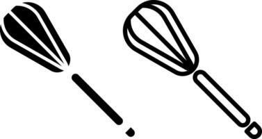 batedor ícone, sinal, ou símbolo dentro glifo e linha estilo isolado em transparente fundo. vetor ilustração