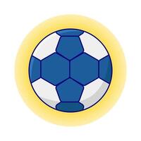 ilustração de bola de futebol vetor