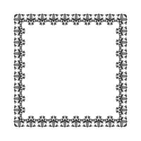 vetor elegante ornamental quadro, Armação em branco fundo