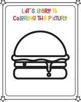 desenhando vetor imagem hamburguer