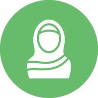 ícone de vetor hijab