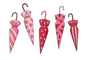 chocolate guarda-chuva fofa desenho animado vetor