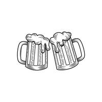 oktoberfest vetor logotipo Cerveja ilustração
