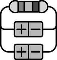 ícone de vetor de resistor