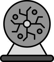 ícone de vetor de bola de plasma