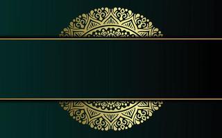 Fundo de mandala ornamental de luxo com padrão oriental islâmico árabe estilo premium vetor vecto gratuito