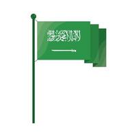 bandeira da arábia saudita vetor