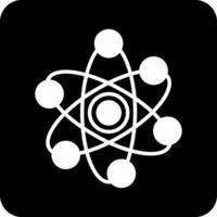 ícone de vetor de átomo