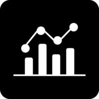 ícone de vetor de gráfico de barras