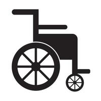 roda cadeira ícone logotipo vetor Projeto modelo