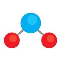 molécula ícone logotipo vetor Projeto modelo