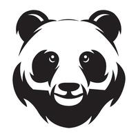 modelo de design de vetor de logotipo de ícone panda