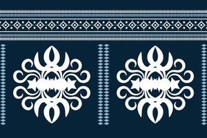 étnico ikat tecido padronizar geométrico estilo.africano ikat bordado étnico oriental padronizar azul fundo. abstrato, vetor, ilustração.textura, roupas, moldura, decoração, motivo. vetor