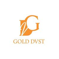 dgv logotipo Projeto para uma moda marca, marca da letra logotipo Projeto vetor