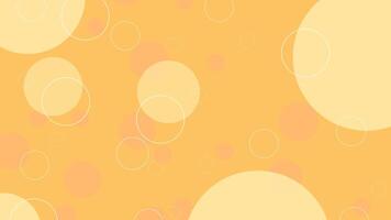 brilhante laranja vetor fundo com abstrato círculo formas. simples modelo bandeira para vendas, Páginas, Publicidades, eventos, feriados, festas, e outros.