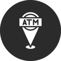 atm localização vetor ícone