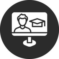 ícone de vetor de e-learning