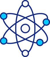 Ciência azul preenchidas ícone vetor