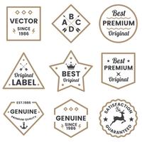 Vintage Retro Vector Logo para banner