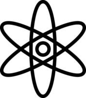 reagir e átomo logotipos emparelhado com nuclear e íon vetores dentro Preto e branco